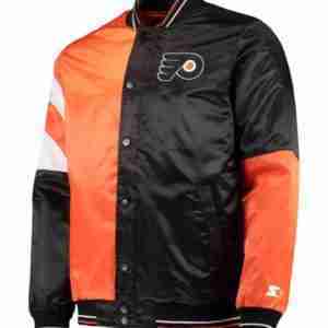 Philadelphia Flyers Leader Varsity Satin Jacket