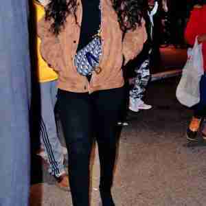 Rihanna Brown Denim Jacket