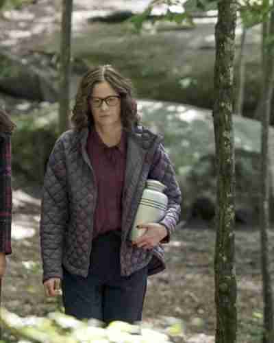 Single Drunk Female 2022 Sofia Black-D’Elia Quilted Purple Jacket