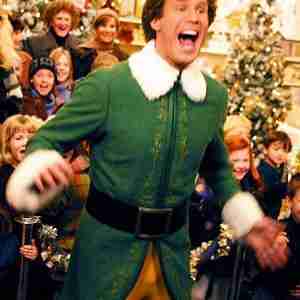 Will Ferrell Elf Christmas Green Coat