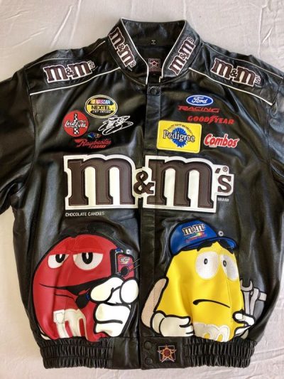 M&Ms Black Bomber Jacket