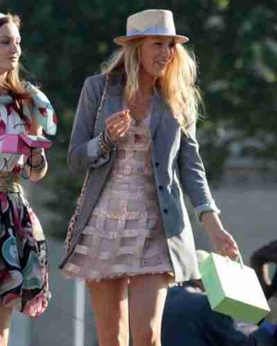 Gossip Girl Blake Lively Gray Jackets