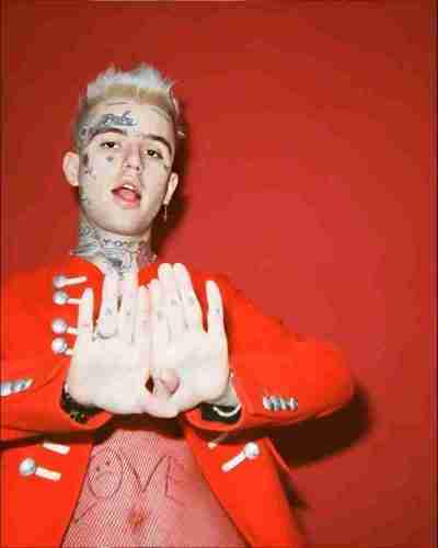 Lil Peep Paper Magazine Red Blazers