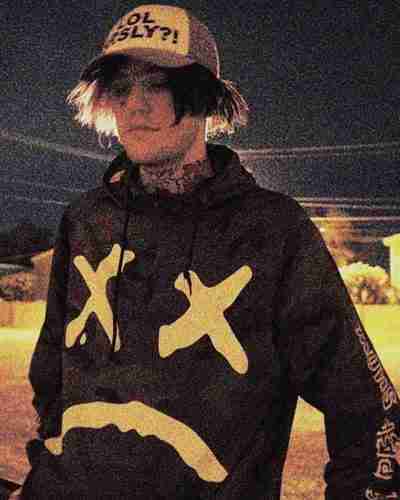 Lil Peep Sad Face Hoodie