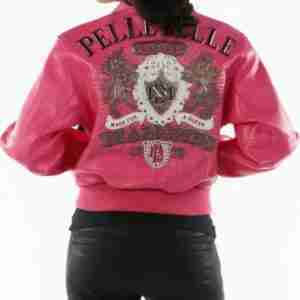 Pelle Pelle Pink Diamonds Made for Queen Leather Jacket