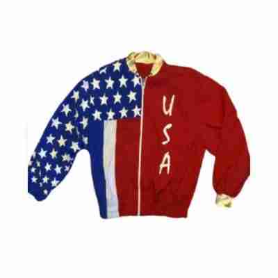 USA Flag Patriotic Windbreaker Jacket