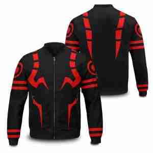 Anime Sukuna V2 Black & Red Bomber Jacket