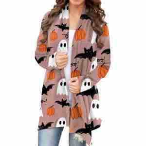 Halloween Beige Long Coat