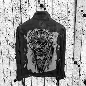 Halloween Black Denim Jacket