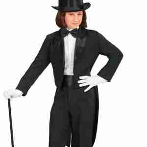 Halloween Black Female Costume Tailcoat