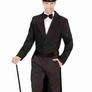 Halloween Cavalier Lined Black Tailcoat