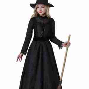 Halloween Deluxe Girls Witch Costume