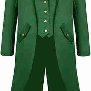 Halloween Gothic Green Medieval Tailcoat