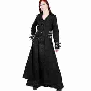Halloween Ladies Frock Black Coat