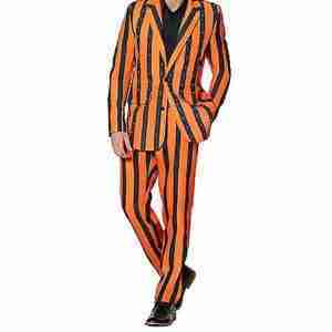 Halloween Orange and Black Suit