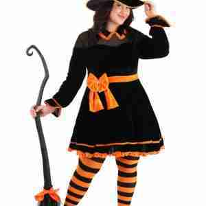 Halloween Plus Size Crafty Witch Women's Costume