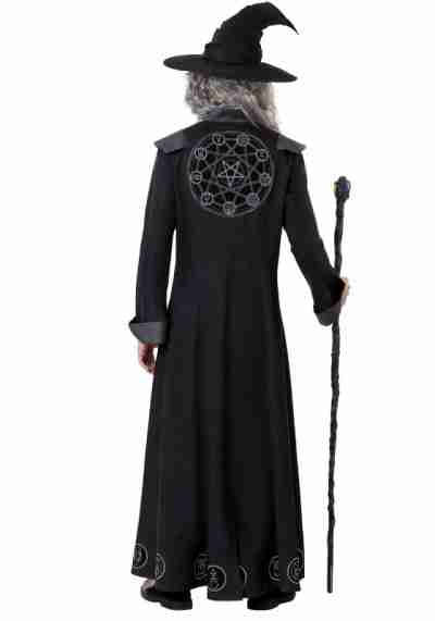 Halloween Warlock Black Costume for Men