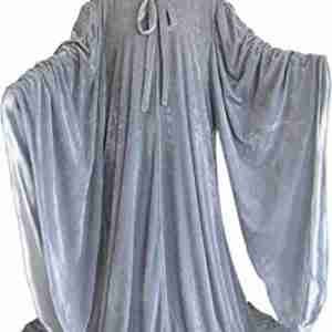 Halloween Wizard Velvet Grey Cloak