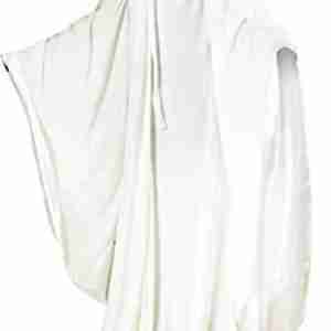 Halloween Wizard Velvet White Cloak