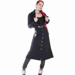 Halloween Women Black Coat