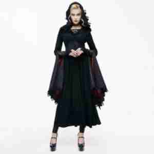 Halloween Women Black Gothic Dress