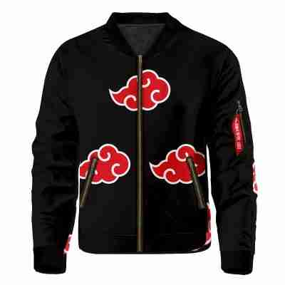 Naruto Akatsuki Black & Red Bomber Jacket