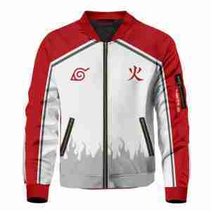 Naruto Personalized Konoha Hokage Bomber Jacket