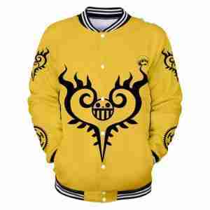 One Piece Baseball Yellow Jacket