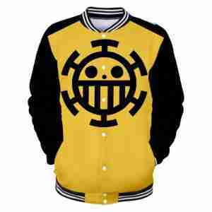 One Piece Printed Varsity Jacket