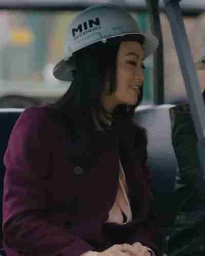 Partner Track 2022 Arden Cho Purple Coat
