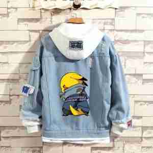 Pokemon Cute Pikachu Denim Jacket