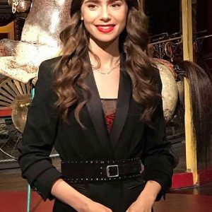 Emily In Paris S02 Emily Cooper Black Blazer