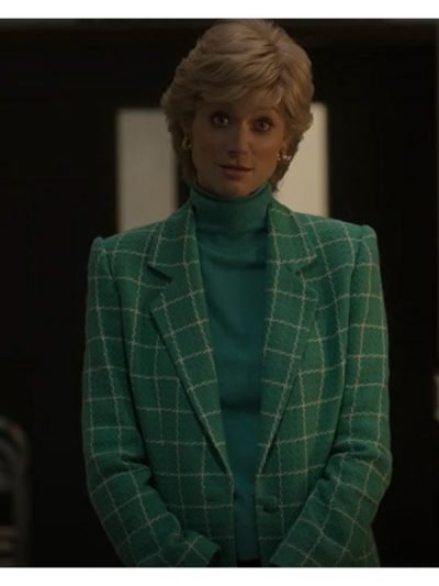 The Crown S05 Princess Diana Green Blazer
