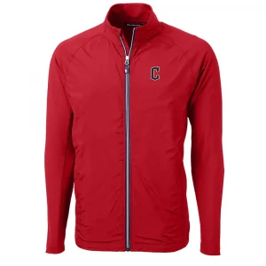 Cleveland Guardians Adapt Eco Knit Red Jacket