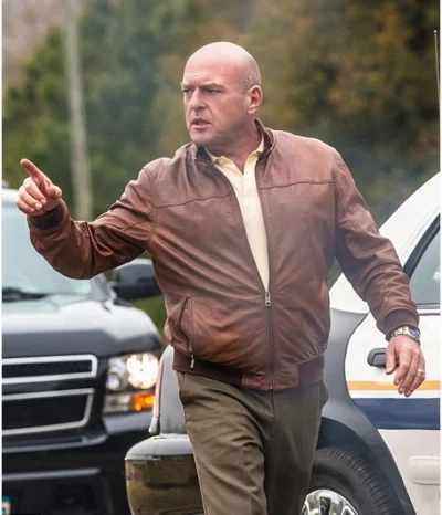 Dean Norris Breaking Bad Brown Bomber Jacket