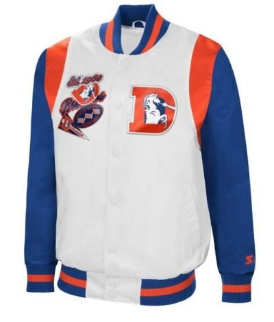 Denver Broncos White The All-American Jacket