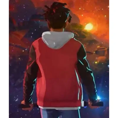 Entergalactic Jabari Varsity Red Jacket