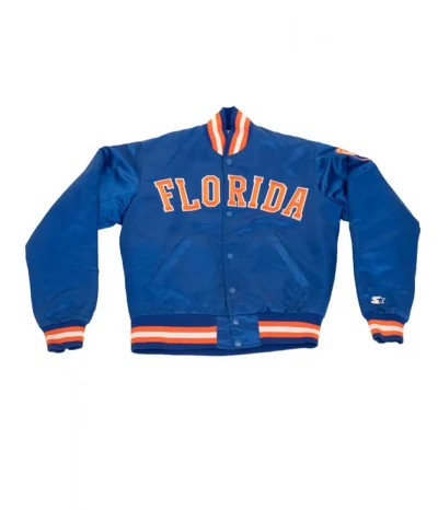 Florida Gators Blue Satin Jacket