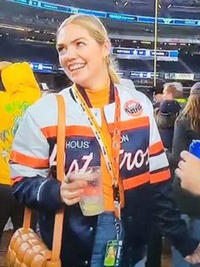 Kate Upton Justin Verlander Blue Jacket