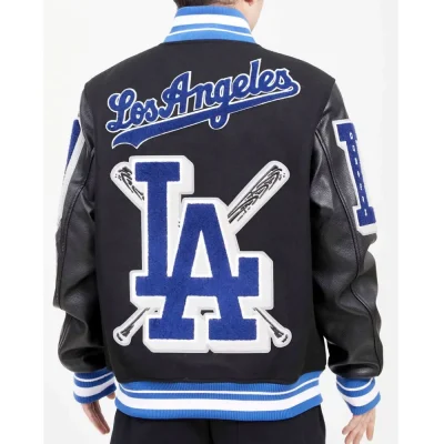 Mash Up LA Dodgers Black Jacket