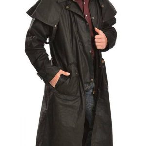 Cowboy Low Ride Black Duster