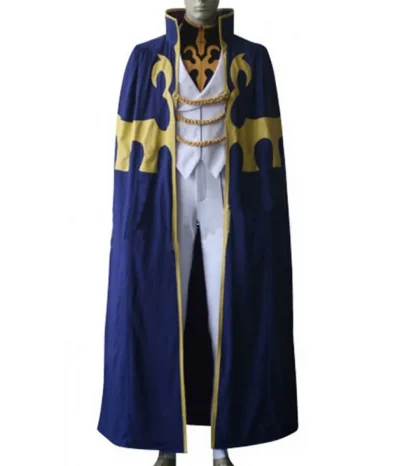 Suzaku Kururugi Code Geass Cotton Blue Cape