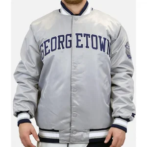 Villa Georgetown Hoyas Team Bomber Gray Jacket