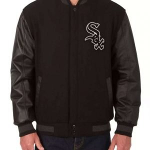 Chicago White Sox Back Letterman Wool/Leather Jacket