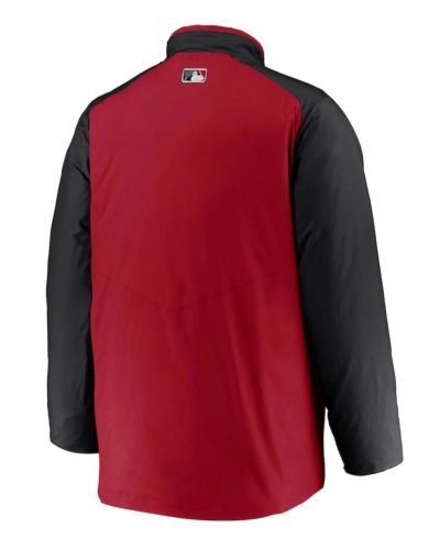 Cincinnati Reds Dugout Performance Red and Black Jacket