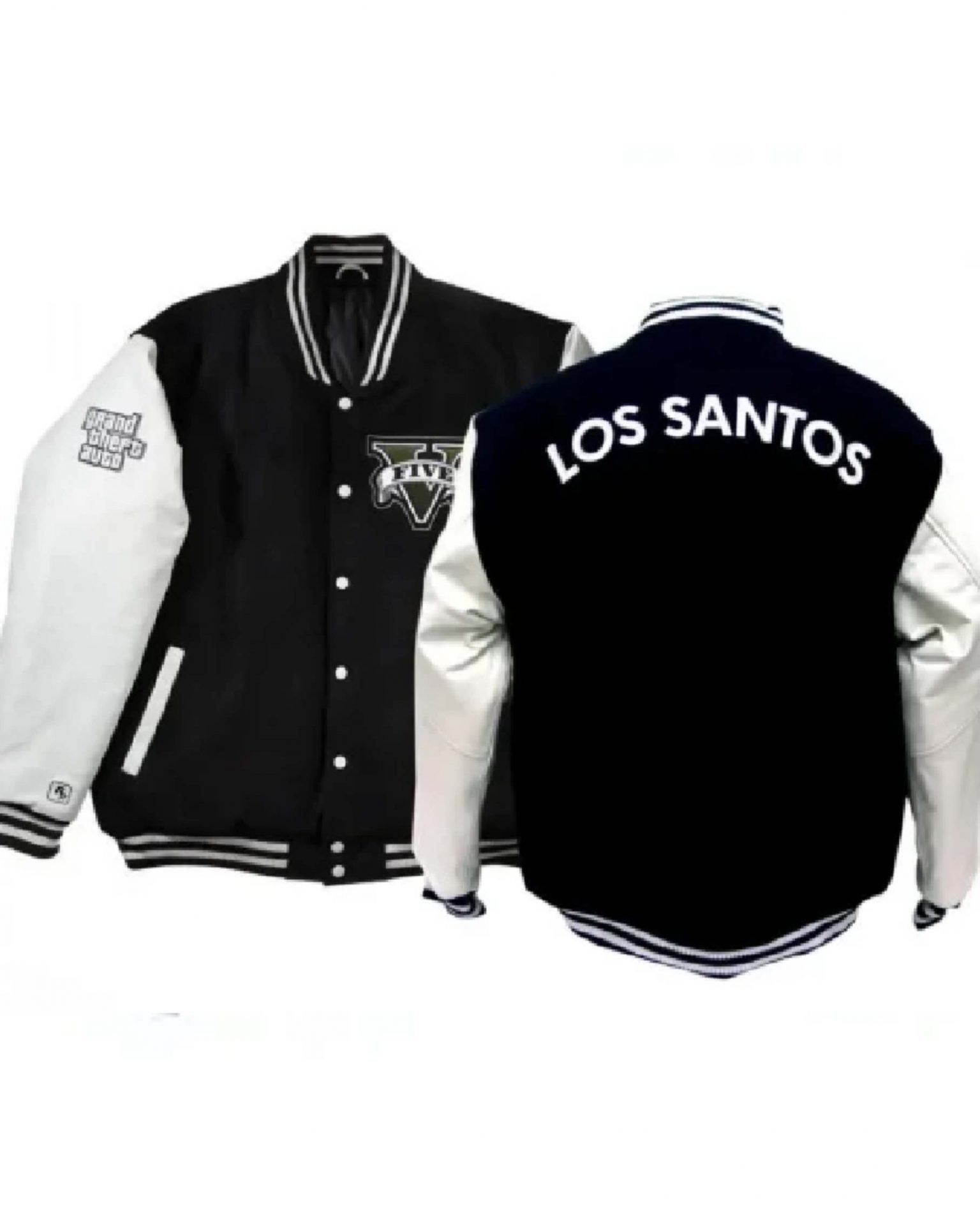 Grand Theft Auto GTA 5 Varsity Jacket MovieLeatherJacket