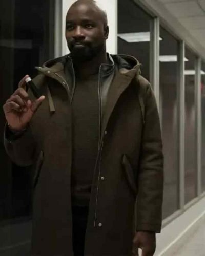 Mike Colter Evil S03 Hooded Coat