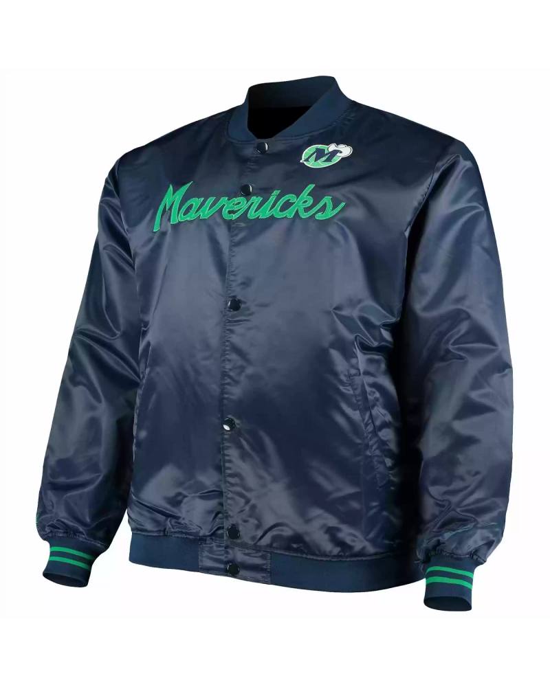 NBA Dallas Mavericks Jeff Hamilton Satin Jacket | MLJ