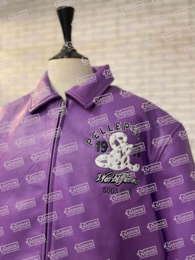 1978 Soda Club Purple Pelle Jacket