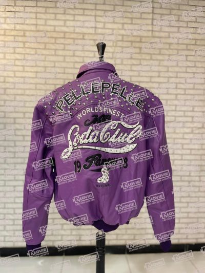 1978 Soda Club Purple Pelle Pelle Jacket